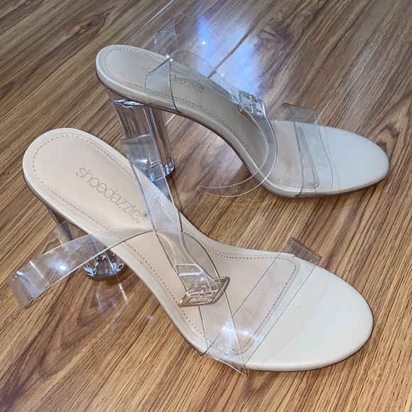 HANNA TRANSPARENT HEELED SANDAL - Picture 3 of 8